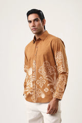Golden Symbal Men’s Premium Printed Casual Shirt - XPST