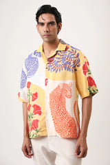Multi Flowers Men’s Premium Printed Casual Shirt - XPST
