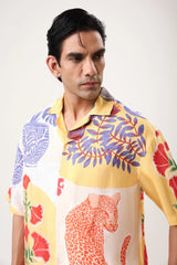 Multi Flowers Men’s Premium Printed Casual Shirt - XPST