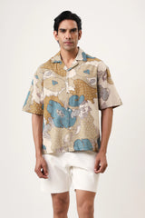 Multi Painting Men’s Premium Printed Casual Shirt - XPST