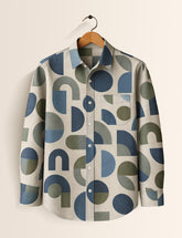 Neo Block Printed Mens Full Sleeves Shirts - XPST