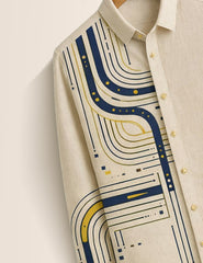 Neo Path Printed Mens Full Sleeves Shirts - XPST