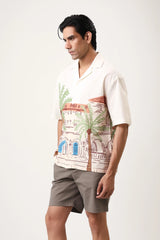 Palm Vila Men’s Premium Printed Casual Shirt - XPST