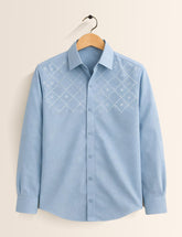 Skyline Diamond Printed Mens Full Sleeves Shirts - XPST