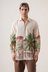 Tree Town Men’s Premium Printed Casual Shirt - XPST