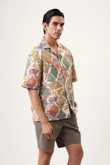 Multi Chatai Men’s Premium Printed Casual Shirt - XPST