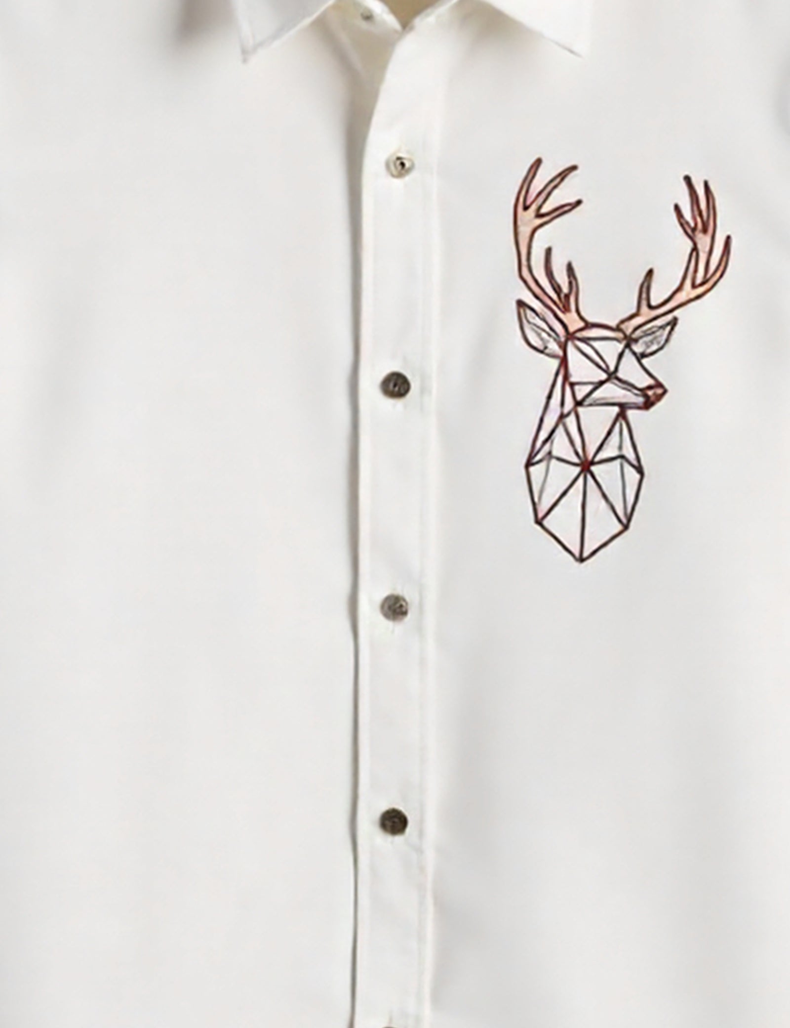 Arctic Deer Printed Mens Full Sleeves Shirts - XPST