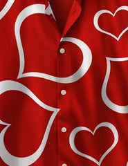 Bigger Heart Printed Valentine Special Boys Half Sleeves Shirts - XPST