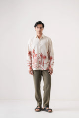 Desert Palm Men’s Premium Printed Casual Shirt - XPST