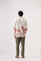 Desert Palm Men’s Premium Printed Casual Shirt - XPST