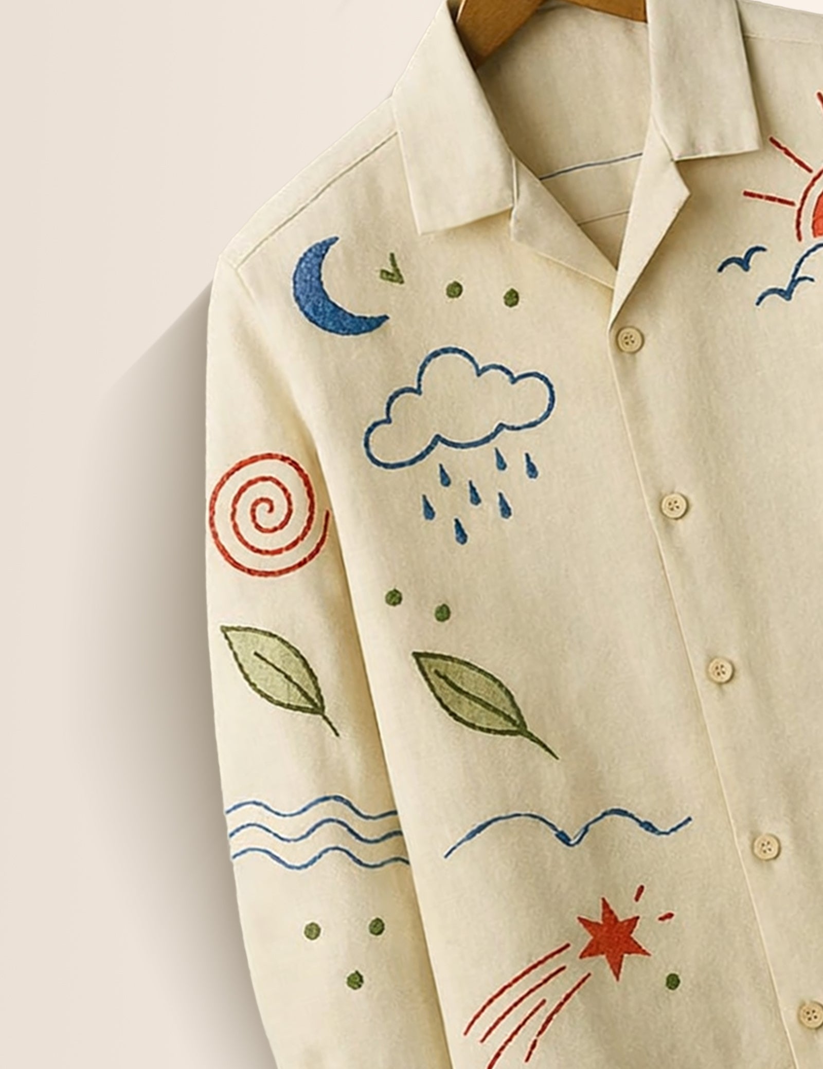 Doodle Dream Printed Mens Full Sleeves Shirts - XPST