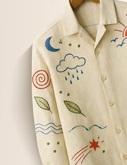 Doodle Dream Printed Mens Full Sleeves Shirts - XPST