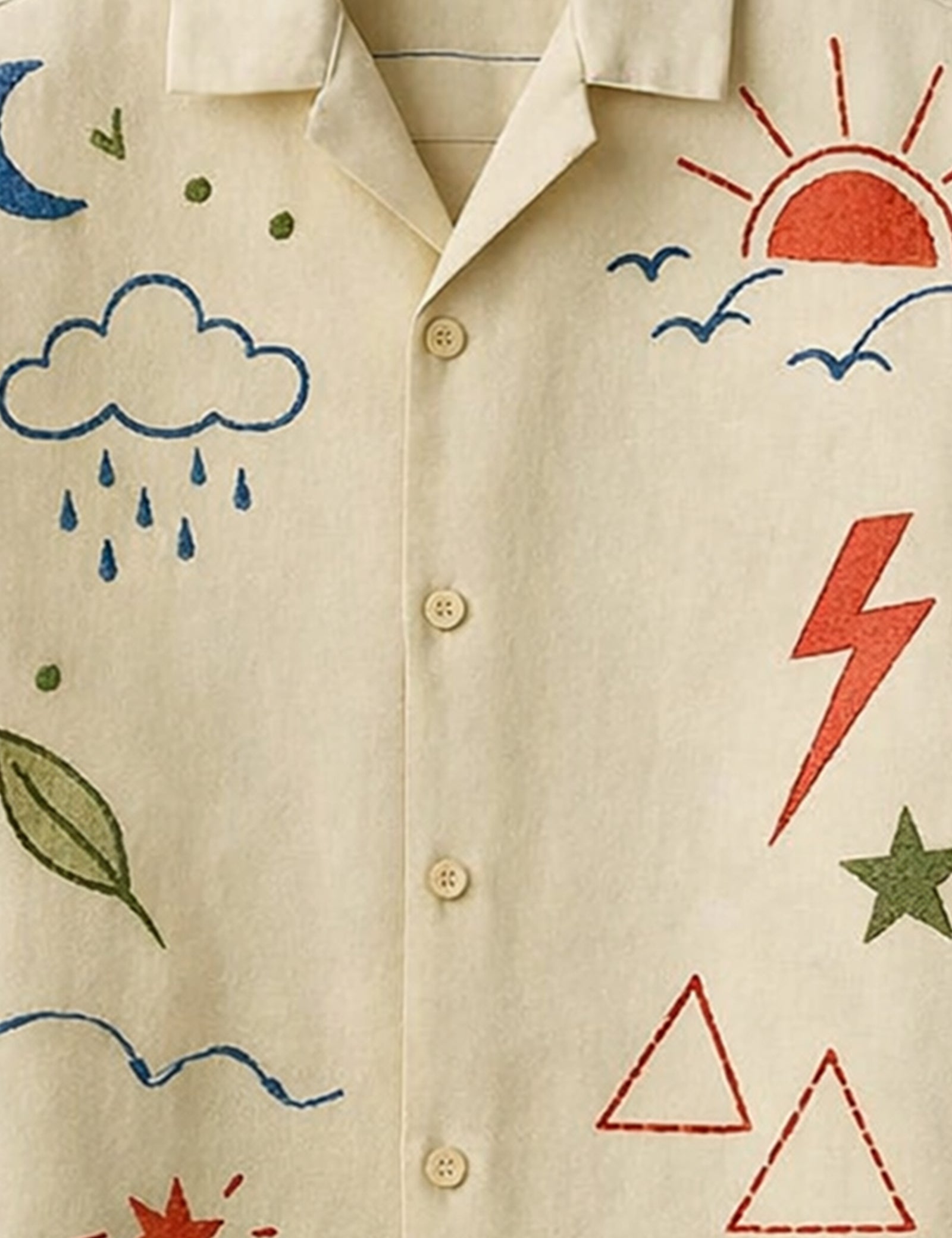 Doodle Dream Printed Mens Full Sleeves Shirts - XPST