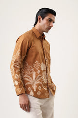 Golden Symbal Men’s Premium Printed Casual Shirt - XPST