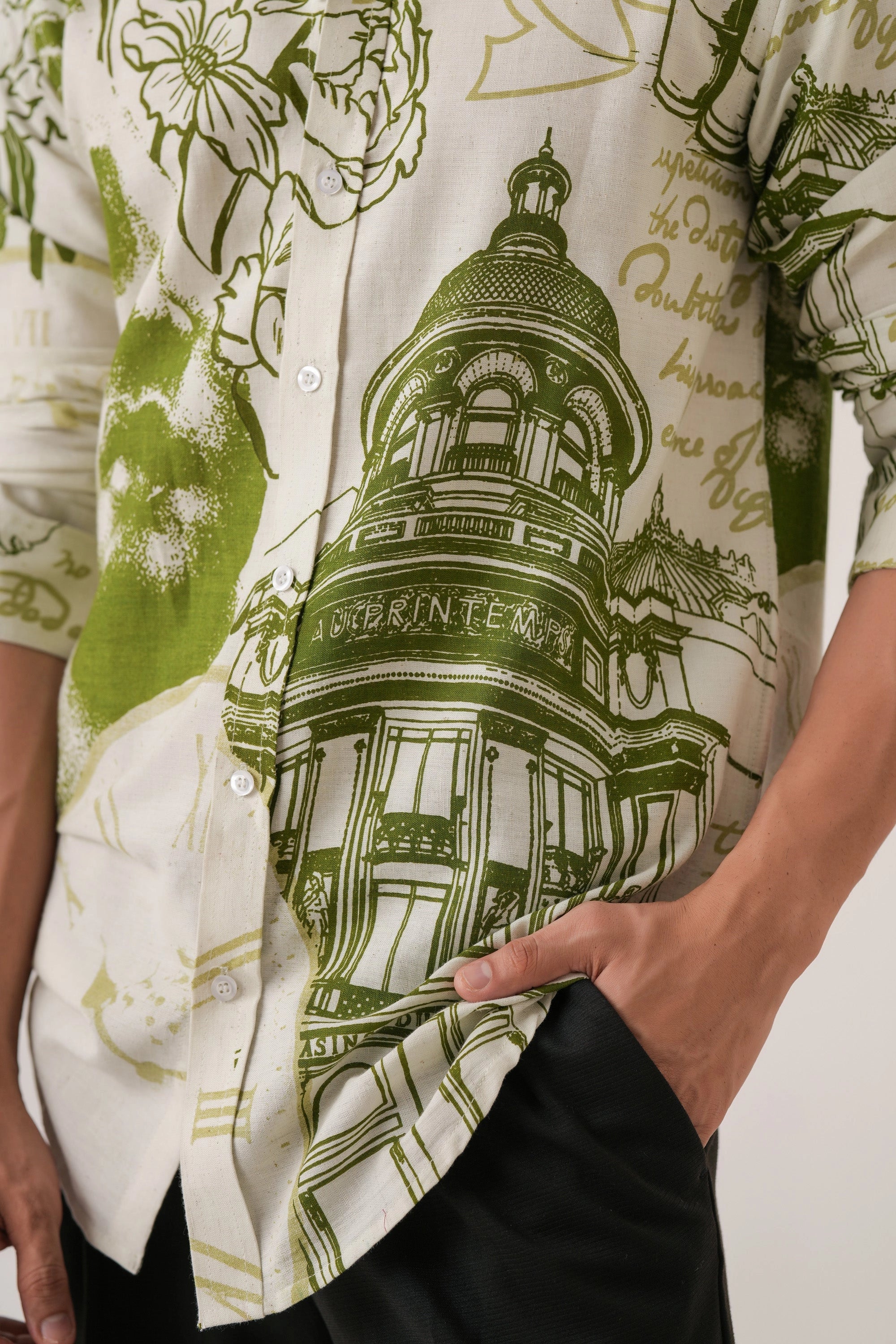 Heritage City Men’s Premium Printed Casual Shirt - XPST