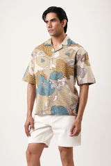 Multi Painting Men’s Premium Printed Casual Shirt - XPST