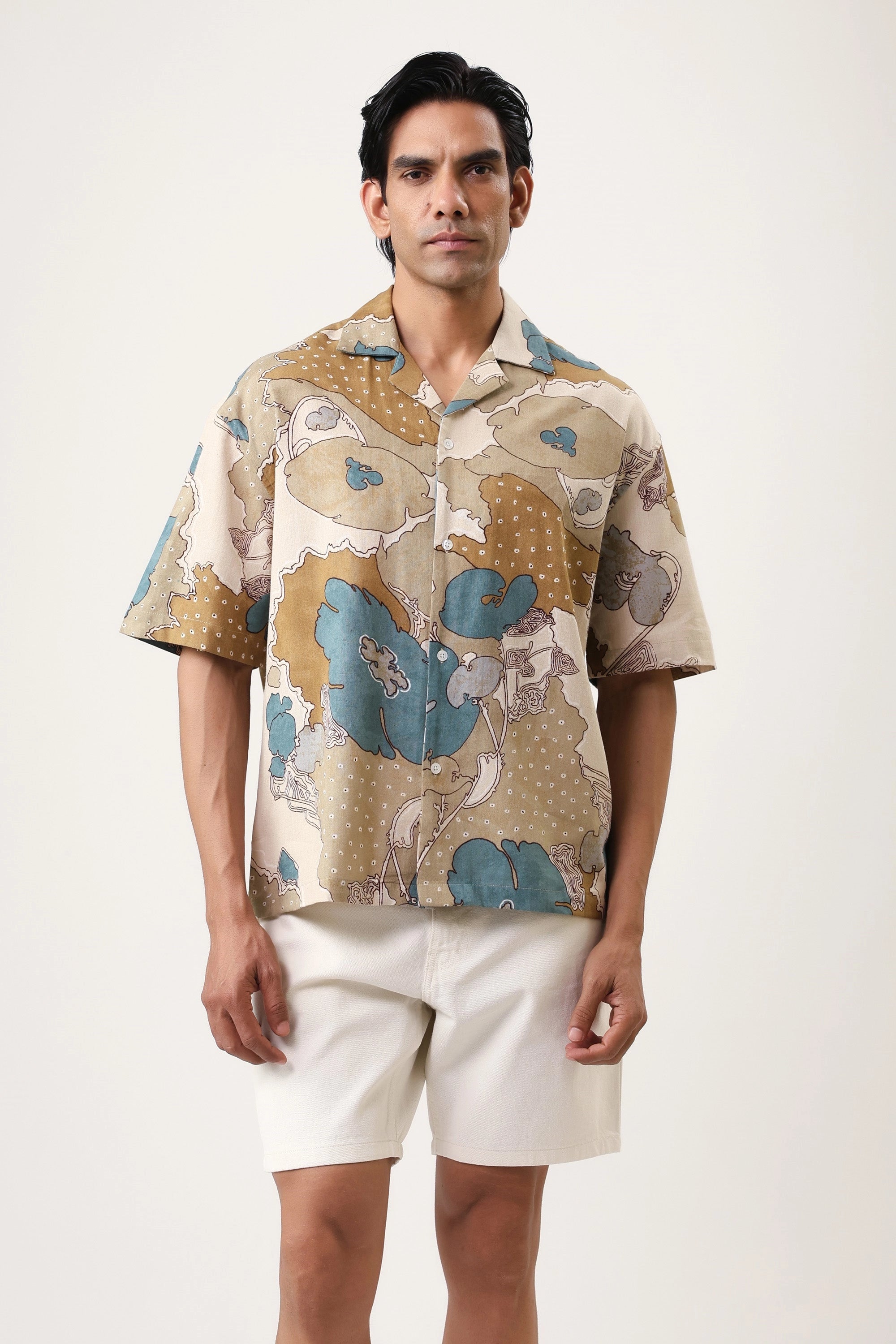Multi Painting Men’s Premium Printed Casual Shirt - XPST