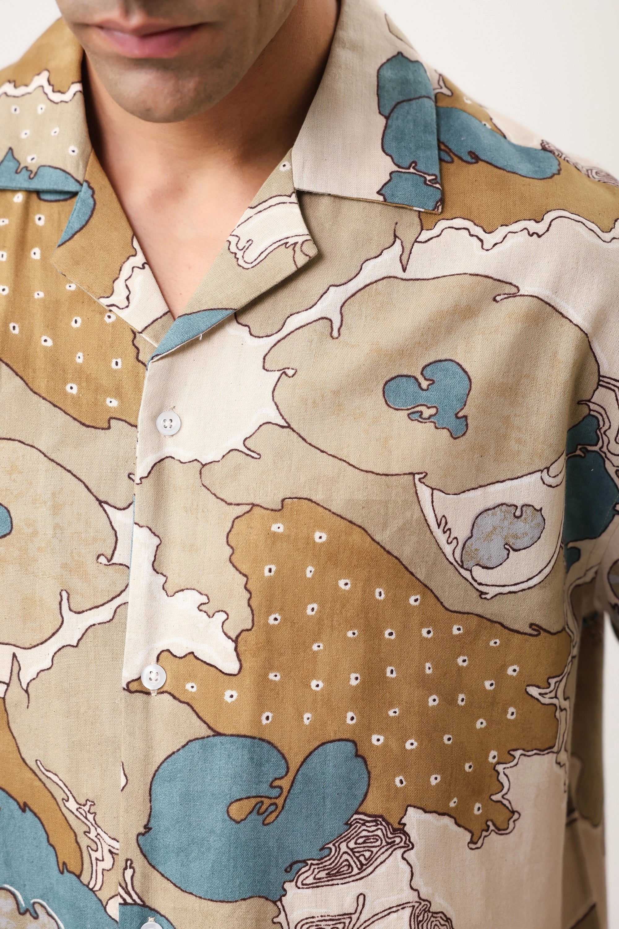 Multi Painting Men’s Premium Printed Casual Shirt - XPST