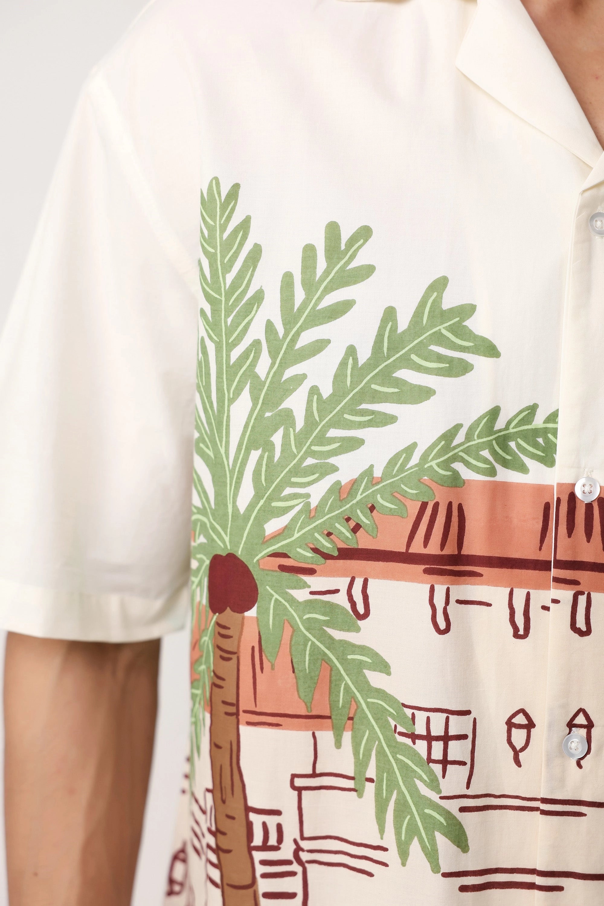 Palm Vila Men’s Premium Printed Casual Shirt - XPST