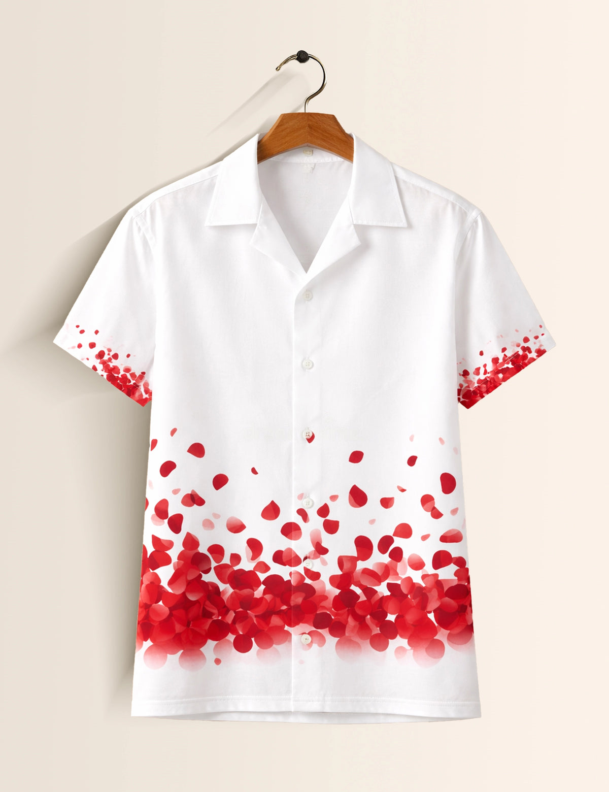 Rose Patels Printed Valentine Special Boys Half Sleeves Shirts - XPST