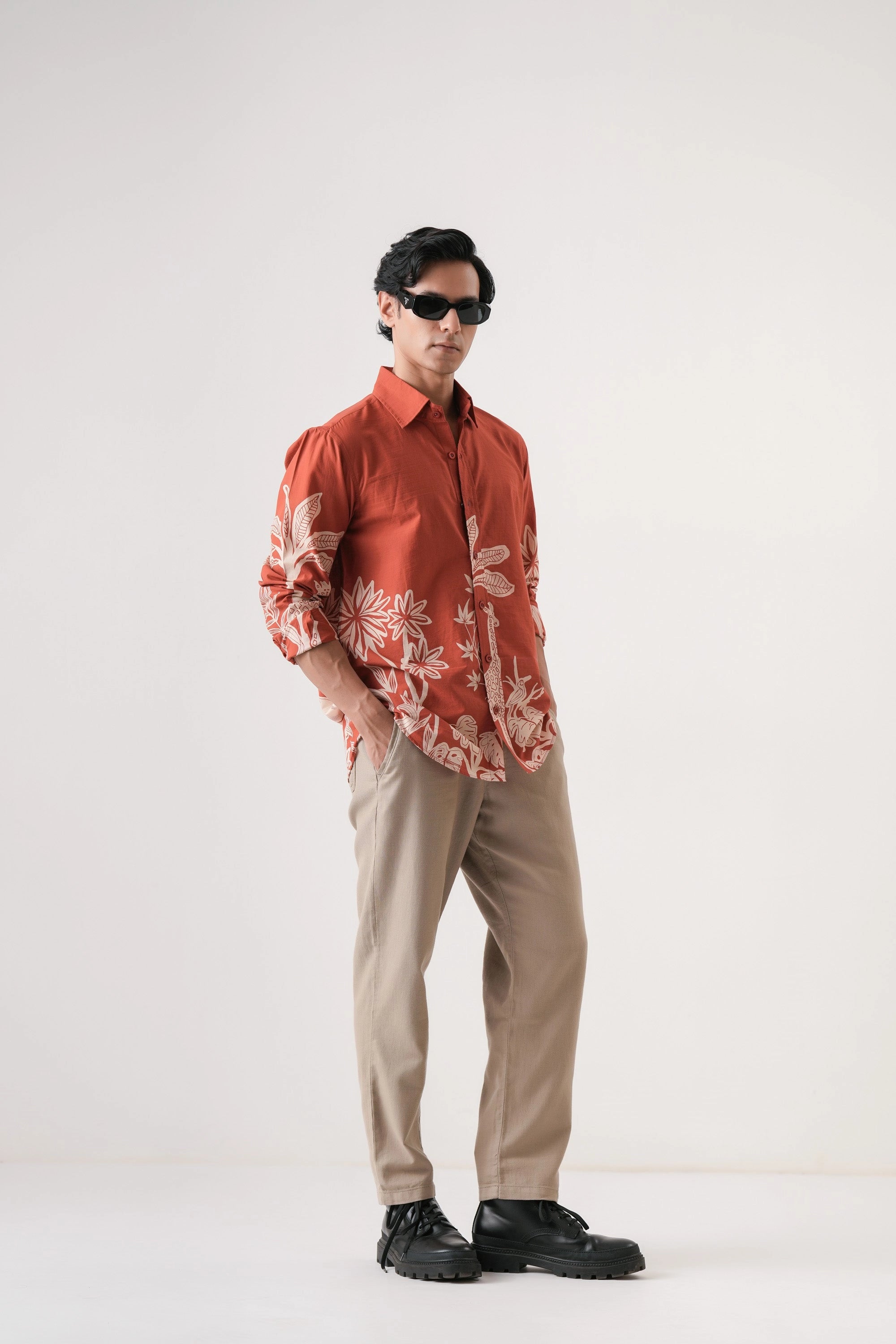 Safari Print Men’s Premium Printed Casual Shirt - XPST