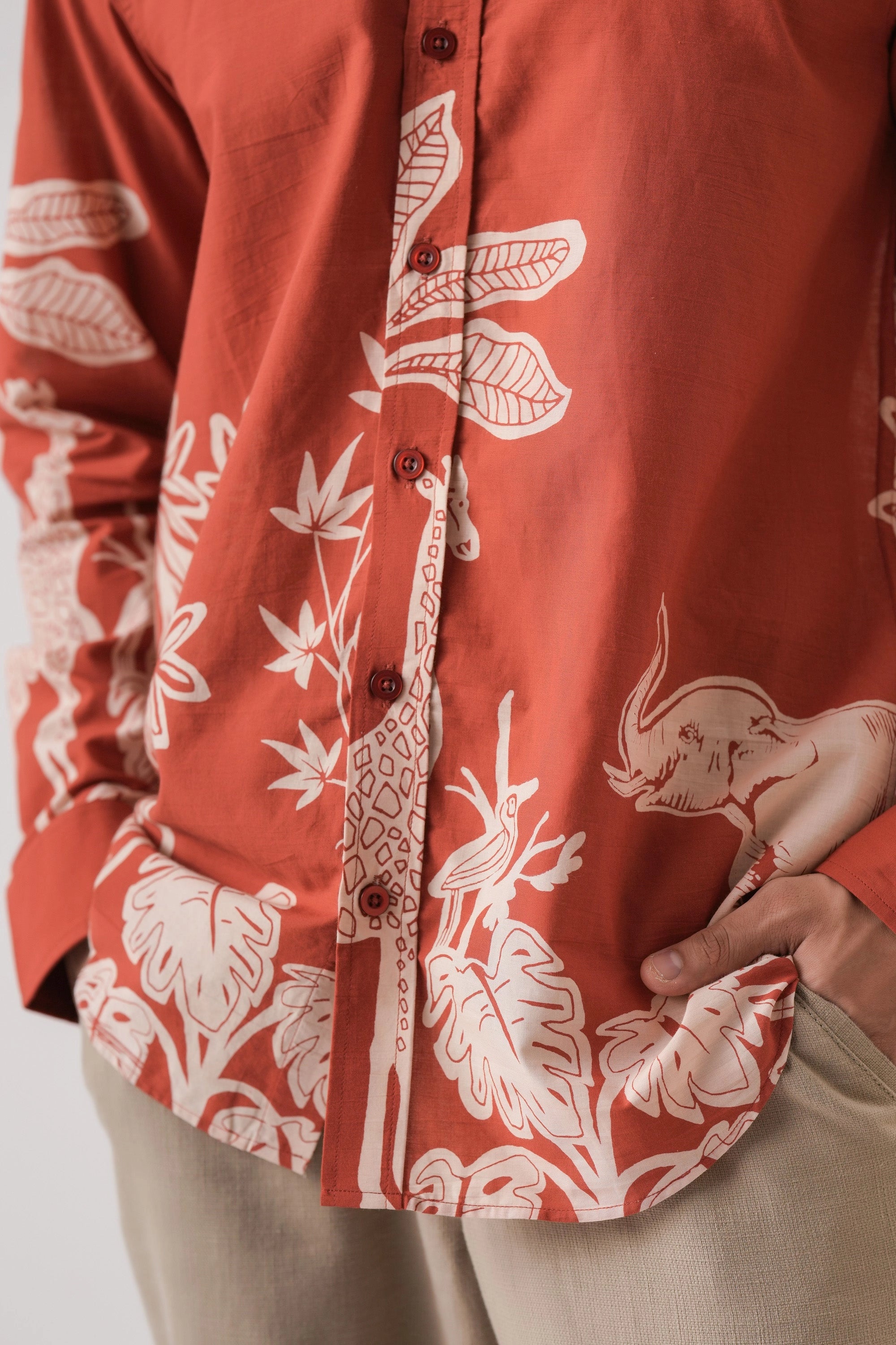 Safari Print Men’s Premium Printed Casual Shirt - XPST