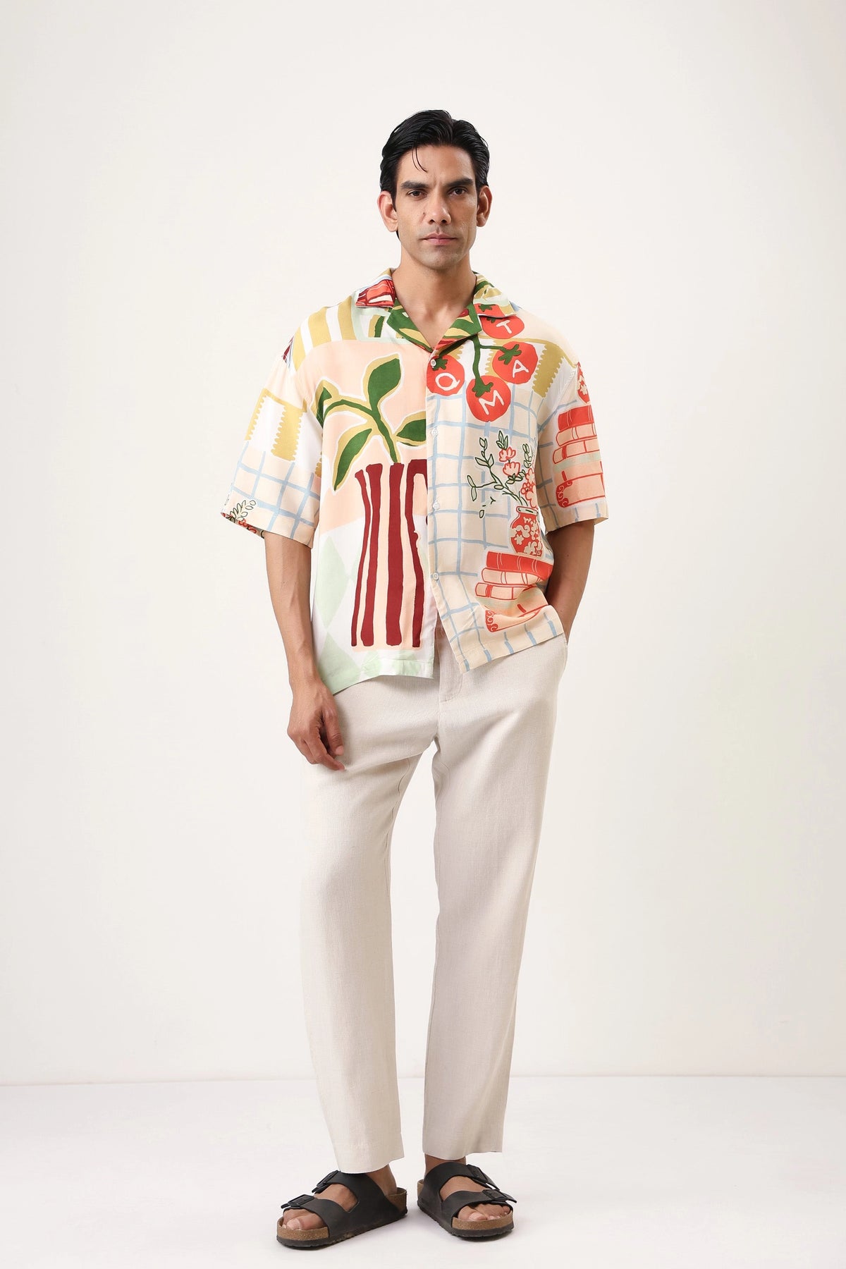 Tomato Men’s Premium Printed Casual Shirt - XPST