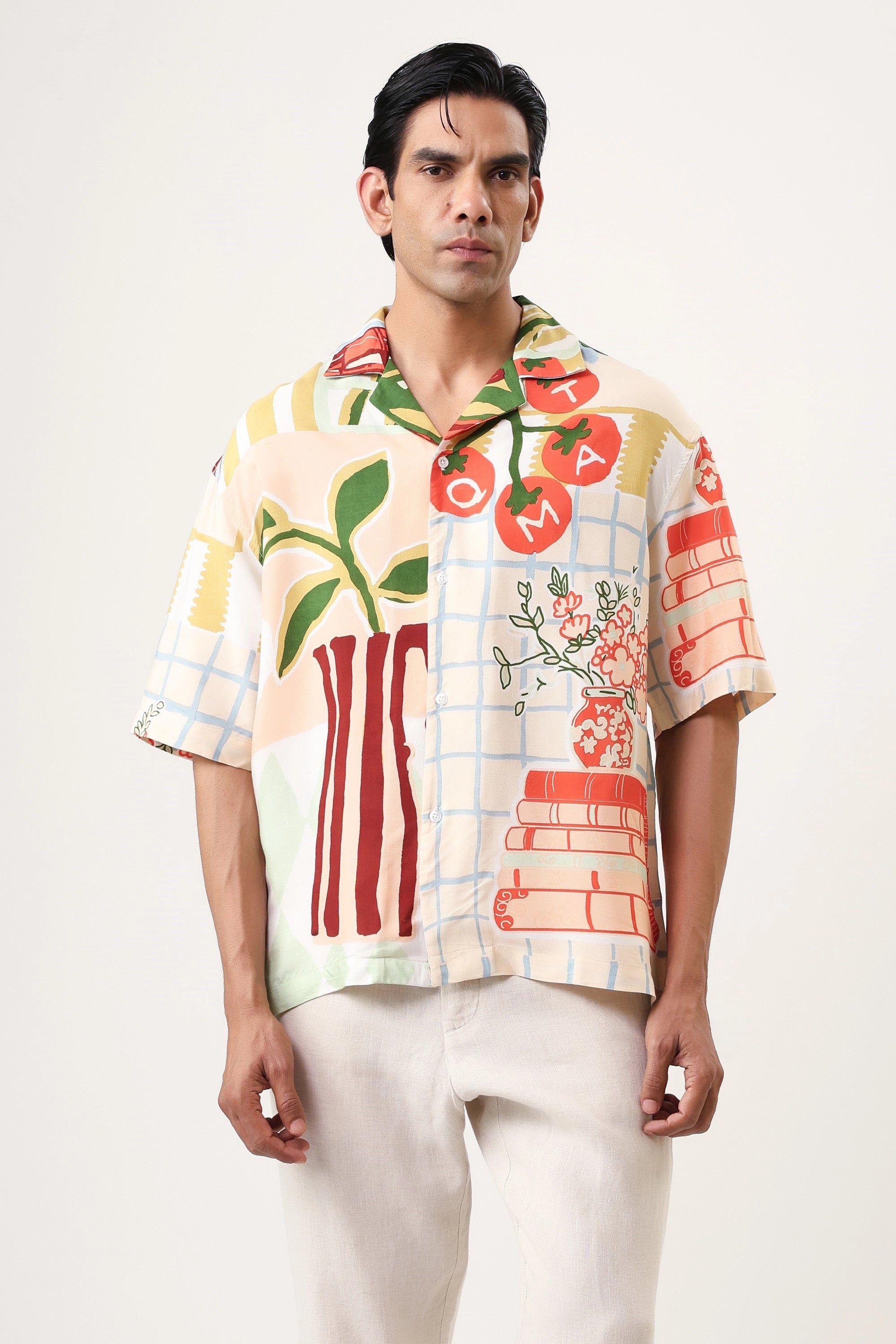 Tomato Men’s Premium Printed Casual Shirt - XPST