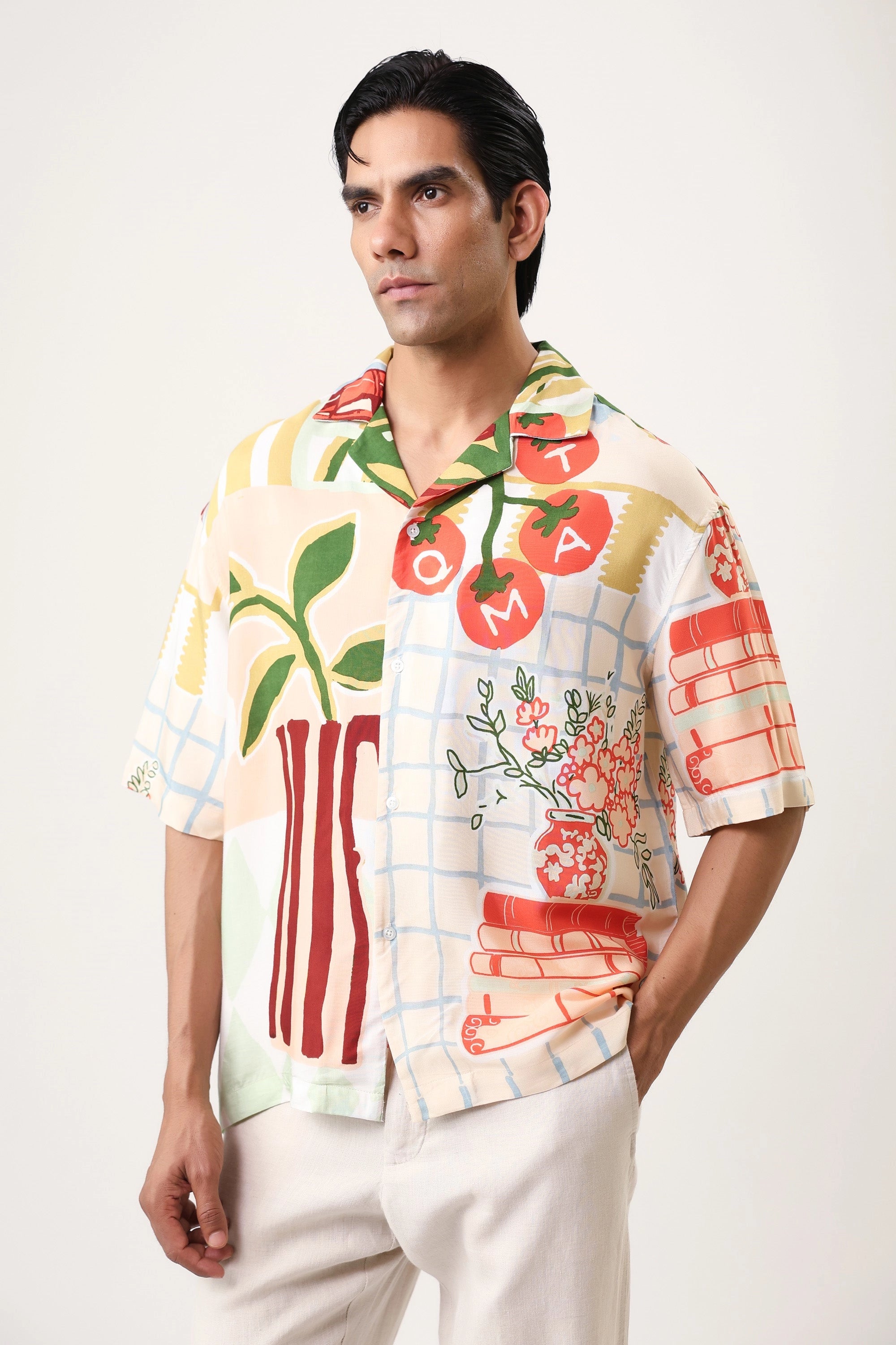 Tomato Men’s Premium Printed Casual Shirt - XPST