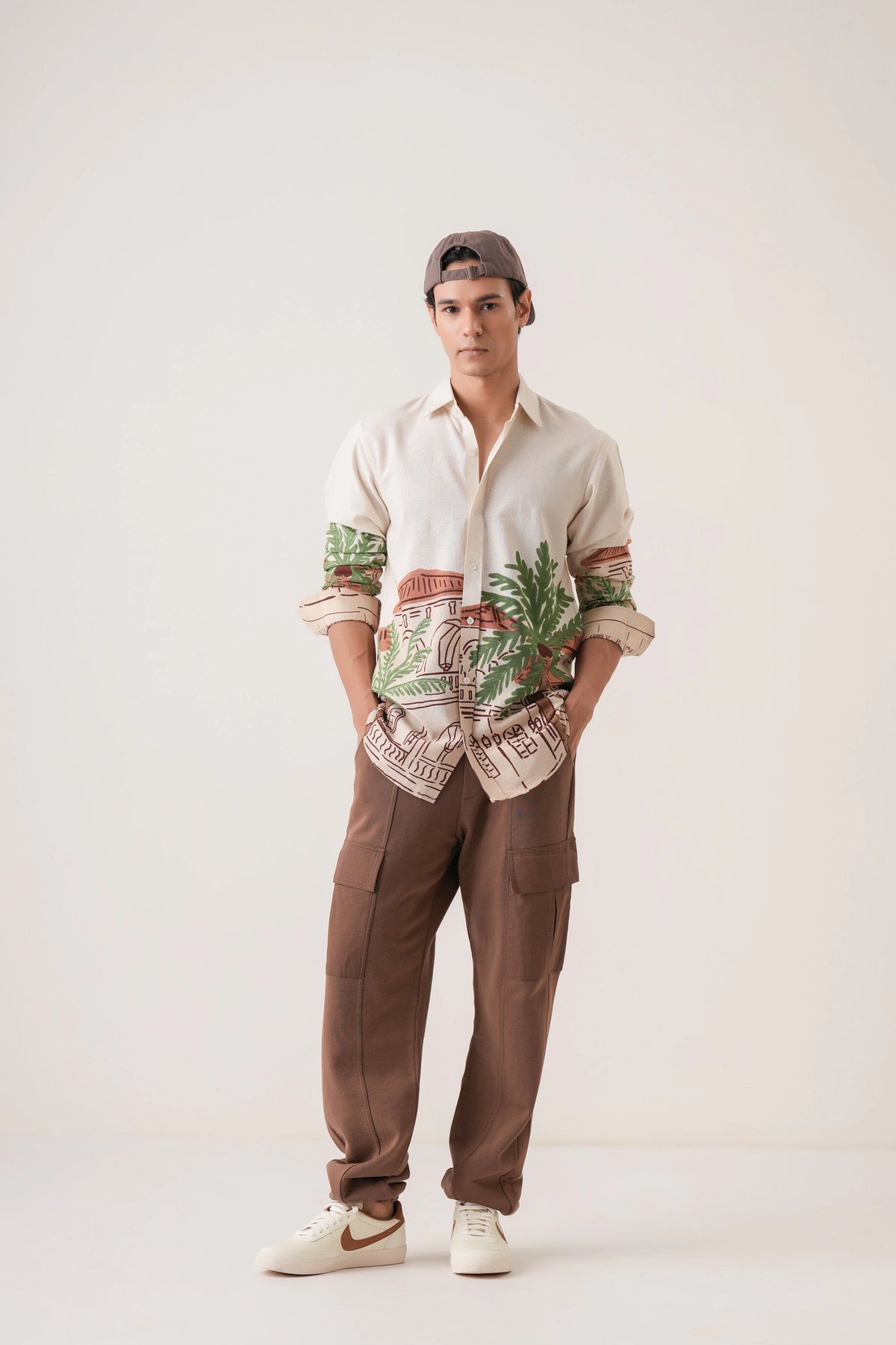 Tree Town Men’s Premium Printed Casual Shirt - XPST