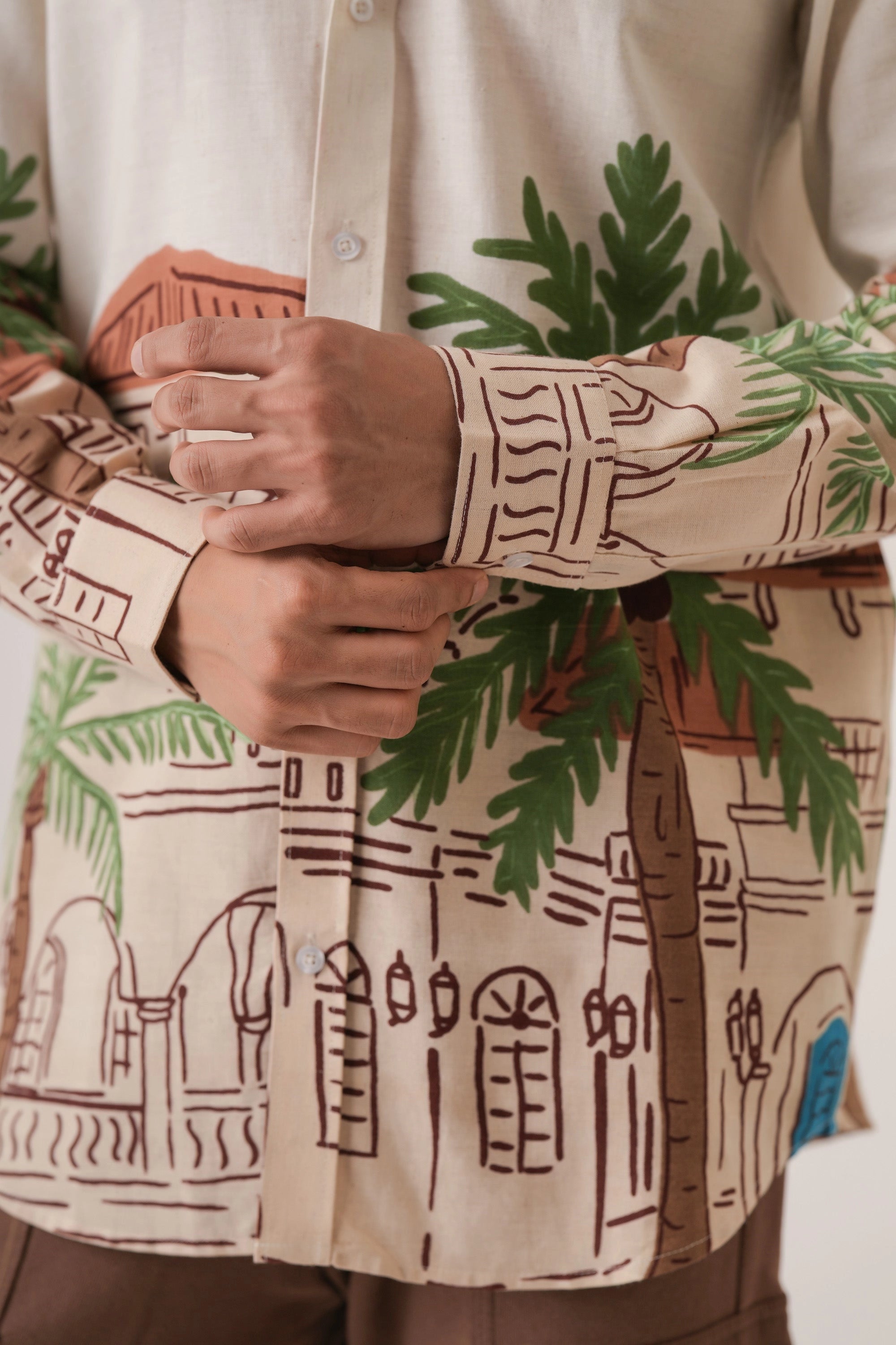 Tree Town Men’s Premium Printed Casual Shirt - XPST