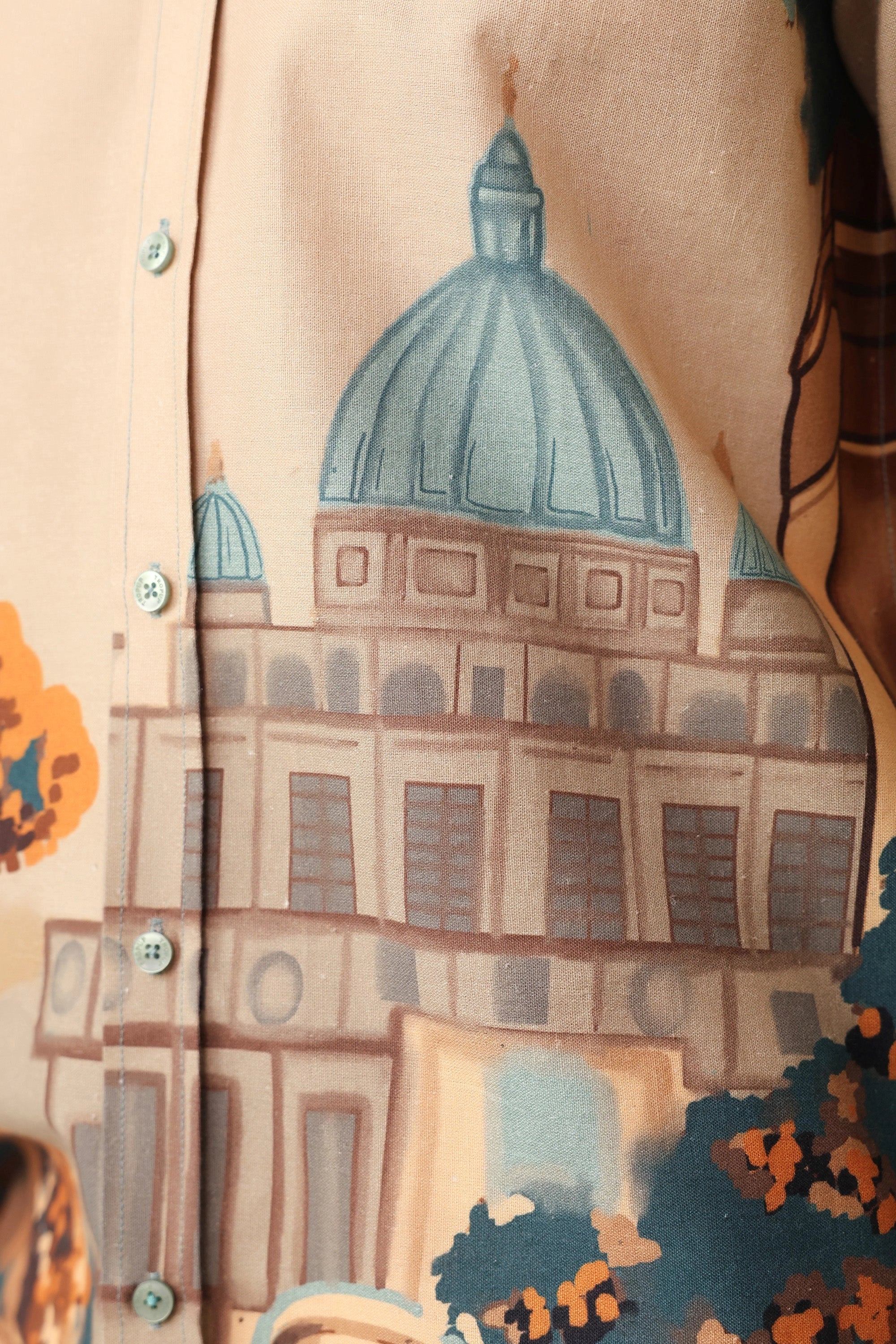 Vinatge City Men’s Premium Printed Casual Shirt - XPST