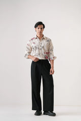 Vinatge Floral Men’s Premium Printed Casual Shirt - XPST