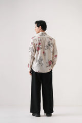 Vinatge Floral Men’s Premium Printed Casual Shirt - XPST