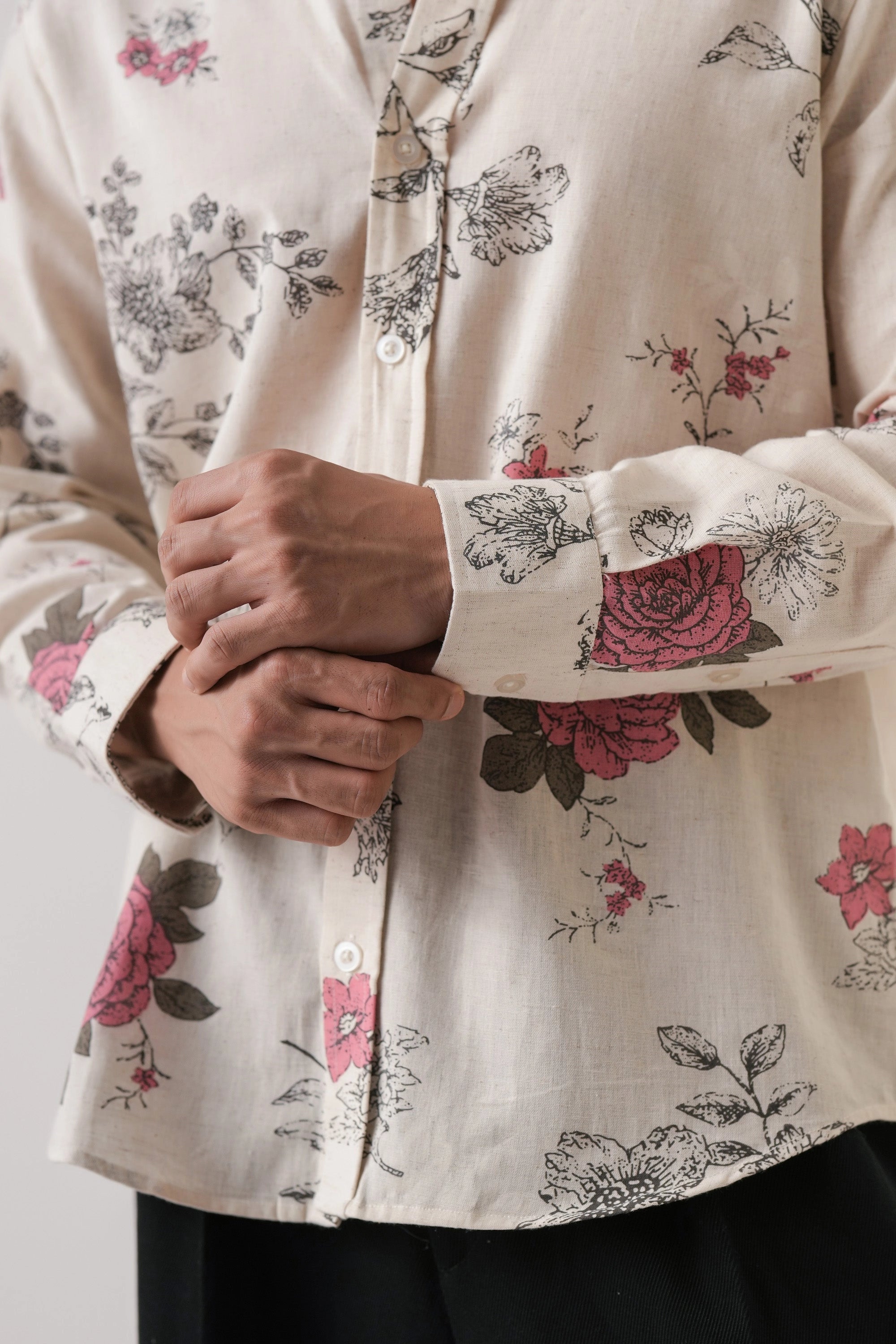 Vinatge Floral Men’s Premium Printed Casual Shirt - XPST