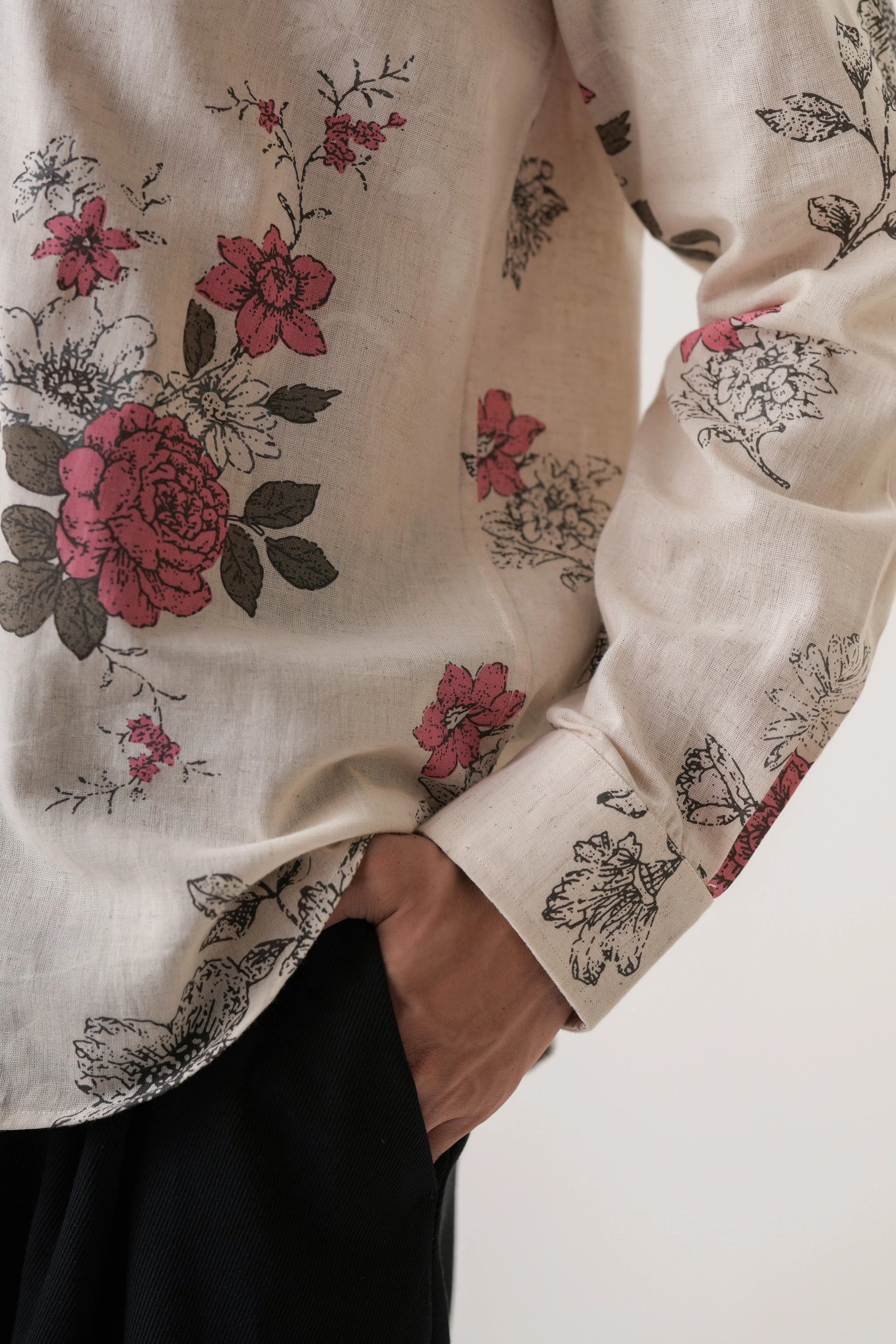 Vinatge Floral Men’s Premium Printed Casual Shirt - XPST